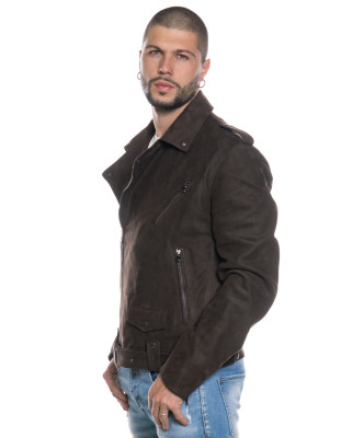 Chiodo in pelle uomo, Made in Italy Leather Trend